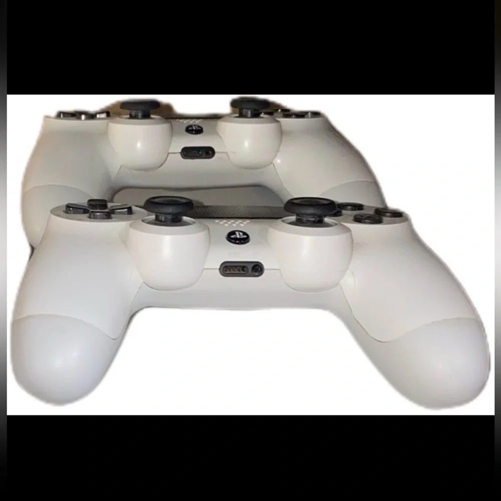 PS4 console with controllers